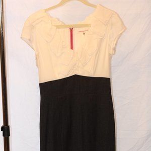 Rebecca Taylor wool silk pencil dress 10